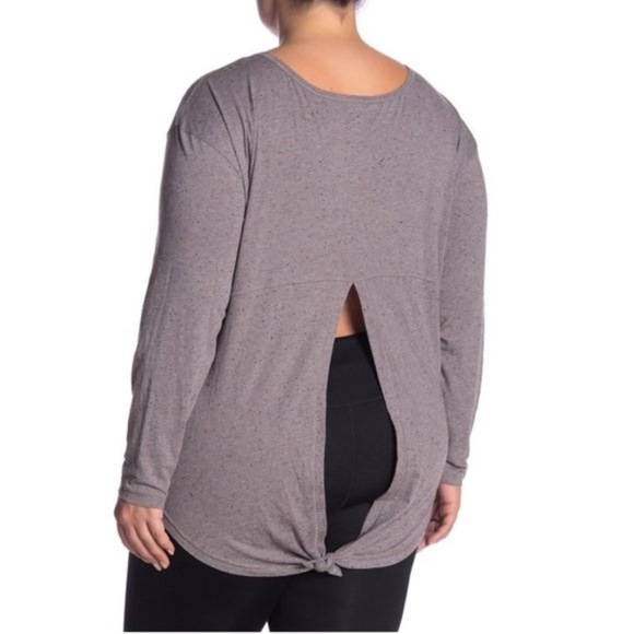 Z By Zella Lay Up Long Sleeve Tee (Plus ) - Picture 4 of 6